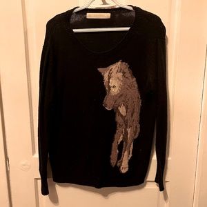 Vintage wolf sweater